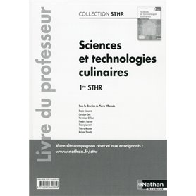 Sciences et technologies culinaires 1ère (STHR) - professeur - 2016