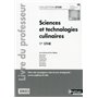 Sciences et technologies culinaires 1ère (STHR) - professeur - 2016