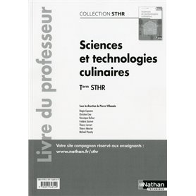 Sciences et technologies culinaires Terminale (sthr) professeur 2017
