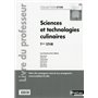 Sciences et technologies culinaires Terminale (sthr) professeur 2017