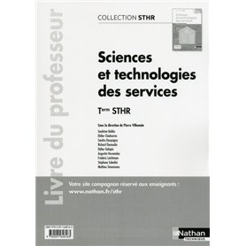 Sciences et technologies des services Term STHR professeur - 2017