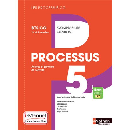Processus 5 BTS CG 1ère et 2ème années (Les processus CG) Livre + licence élève 2017