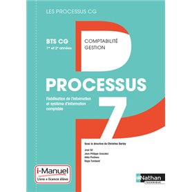 Processus 7 BTS CG 1ère et 2ème années (Les processus CG) Livre + Licence élève 2017
