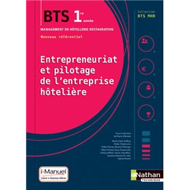 Entrepreneuriat et pilotage de l'entreprise hôtelière - BTS1 (BTS MHR) - Livre + licence élève
