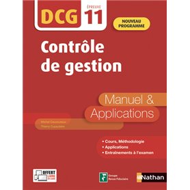 Contrôle de gestion - DCG - Epreuve 11 - Manuel & Applications - 2019