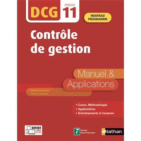 Contrôle de gestion - DCG - Epreuve 11 - Manuel & Applications - 2019