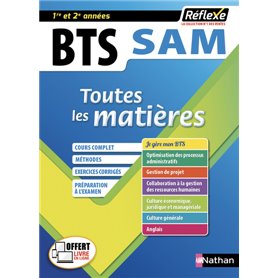 Support à l'action managériale - BTS SAM 1 et 2 (Toutes les matières - Réflexe N°9) - 2019