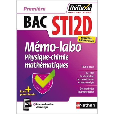 Labo Physique-Chimie Mathématiques - 1ère STi2D (Guide Réflexe N35) - 2019