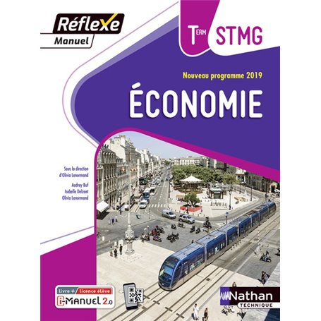 Economie Term STMG (Manuel Réflexe) Livre + Licence élève - 2020