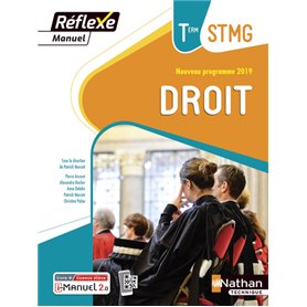 Droit Term STMG (Manuel Réflexe) Livre + Licence élève - 2020