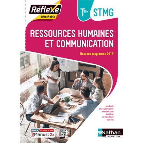 Ressources humaines et communication Term STMG (Pochette Réflexe) Livre + licence élève - 2020
