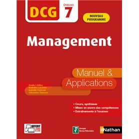 Management - DCG - Epreuve 7 - Manuel et applications - 2020