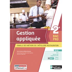 Gestion appliquée 2e Bac Pro MHR - Livre + licence élève - 2021