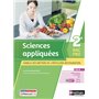 Sciences appliquées 2e Bac Pro MHR - Livre + licence élève - 2021