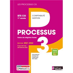 Processus 3 - BTS CG 1ère année (Les processus CG) Livre + licence élève 2021