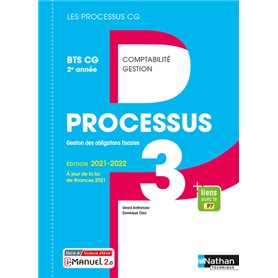 Processus 3 - BTS CG 2ème année (Les processus CG) Livre + licence élève 2021