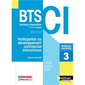 Participation au développement commercial international - BTS CI Livre + licence élève 2021