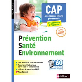 Prévention santé environnement CAP Accompagnant éducatif petite enfance PSE 2021