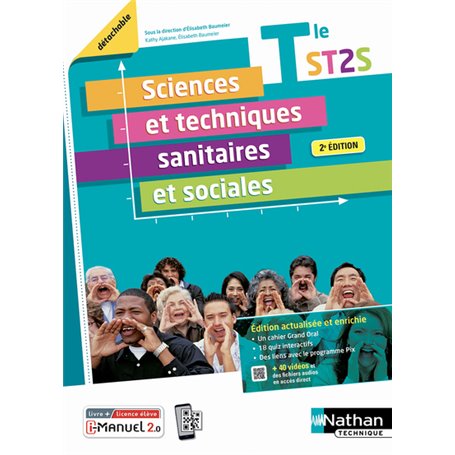 Sciences et techniques sanitaires et sociales - Term ST2S (Pochette Reflexe) - Livre + licence élève