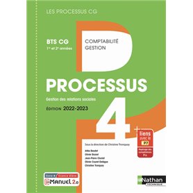 Processus 4 - BTS CG 1ère et 2ème années (Les processus CG) Livre + licence élève - 2022