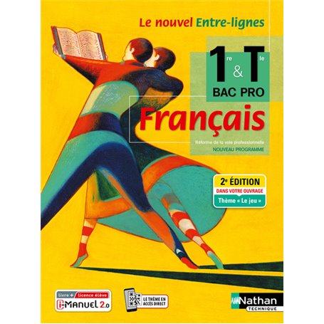 Français 1ère/Term Bac Pro (Entre-lignes) Livre + licence élève 2021