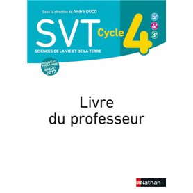 SVT DUCO Cycle 4 - Livre du professeur 2017