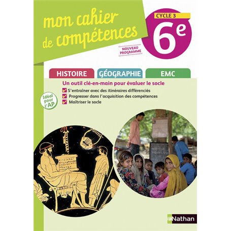 Histoire Géographie EMC 6e - Cahier d'Activités 2017