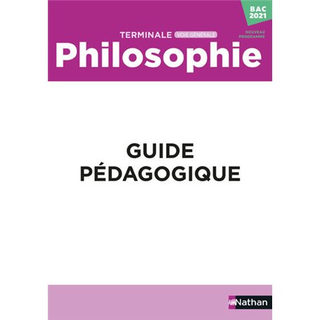 Philosophie Terminale - Livre du professeur 2020