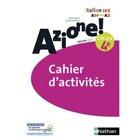 Azione ! 4ème Cahier d'activités 2017