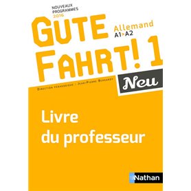 Gute Fahrt 1 Neu Livre du Professeur 2016