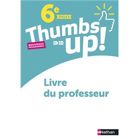 THUMBS UP 6E - Livre du professeur 2017