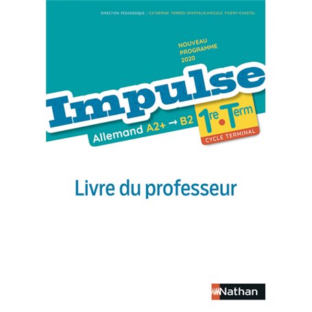 Impulse Cycle Terminale - Livre du Professeur 2020