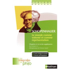 Les intégrales de Philo - SCHOPENHAUER, Le Monde comme Volonté et comme Représentation