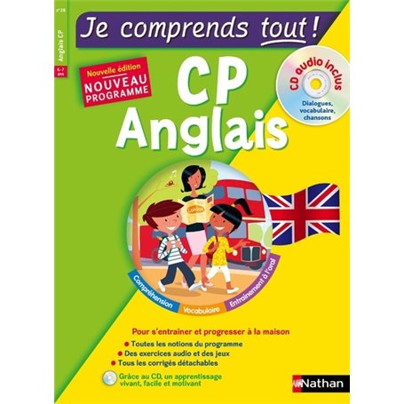 Je comprends tout ! Anglais CP + CD Audio inclus