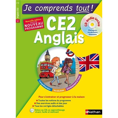 Je comprends tout ! Anglais CE2 + cd audio