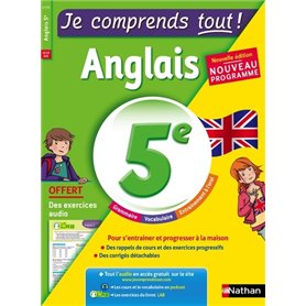 Je comprends tout ! Anglais 5E