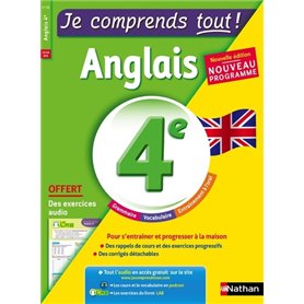 Je comprends tout ! Anglais 4E