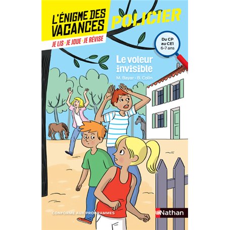 L'énigme des vacances du cp au ce1 - Le voleur invisible