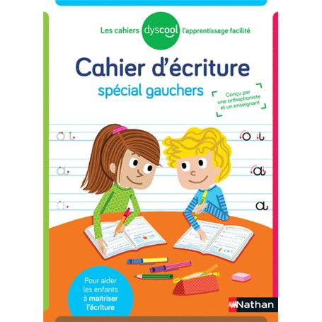 Cahier d'écriture pour gaucher-Dyscool