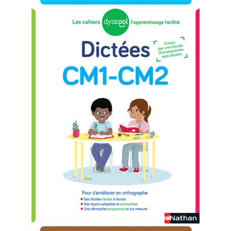 Cahier de dictées cm1-cm2 Dyscool