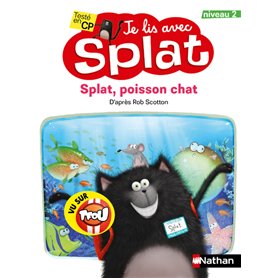 Je lis avec Splat: Splat, poisson-chat - Niveau 2