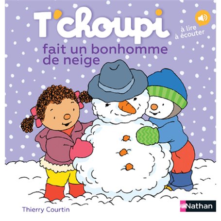 T'choupi fait un bonhomme de neige