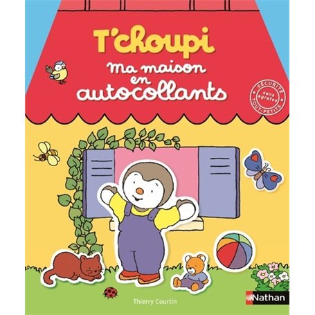 T'choupi - Ma maison en autocollants