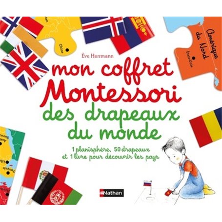 Mon coffret Montessori des drapeaux du monde