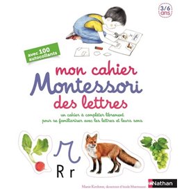 Mon cahier Montessori des lettres