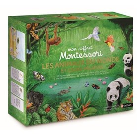 Coffret Montessori: Les animaux du monde et leurs milieux