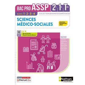 Sciences Médico-Sociales 2e-1re-Term - Livre + Licence élève 2022