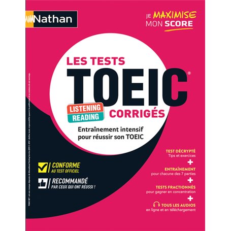 Les Tests TOEIC corrigés 2023