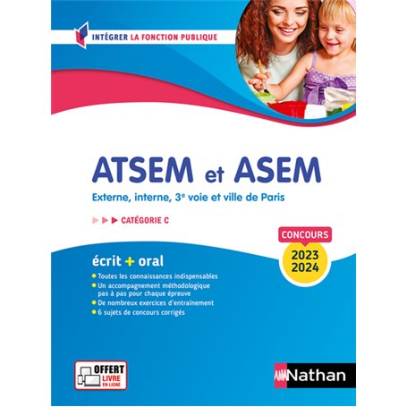 Concours ATSEM et ASEM 2023-2024 - Ecrit + Oral - N16 - Catégorie C - (IFP)