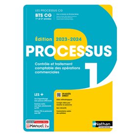 Processus 1 BTS CG 1re et 2e années (Les Processus CG) Livre + licence élève 2023